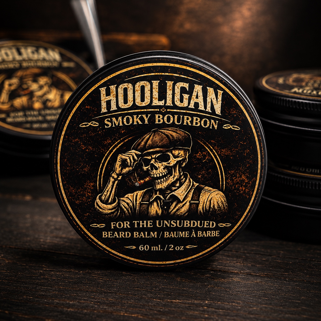 Smoky Bourbon Beard Balm